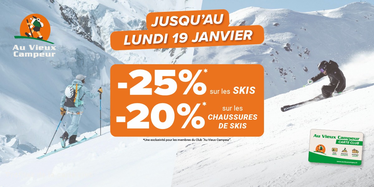 Les offres ski Au Vieux Campeur !