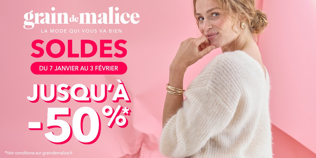 Soldes chez Grain de Malice ! 