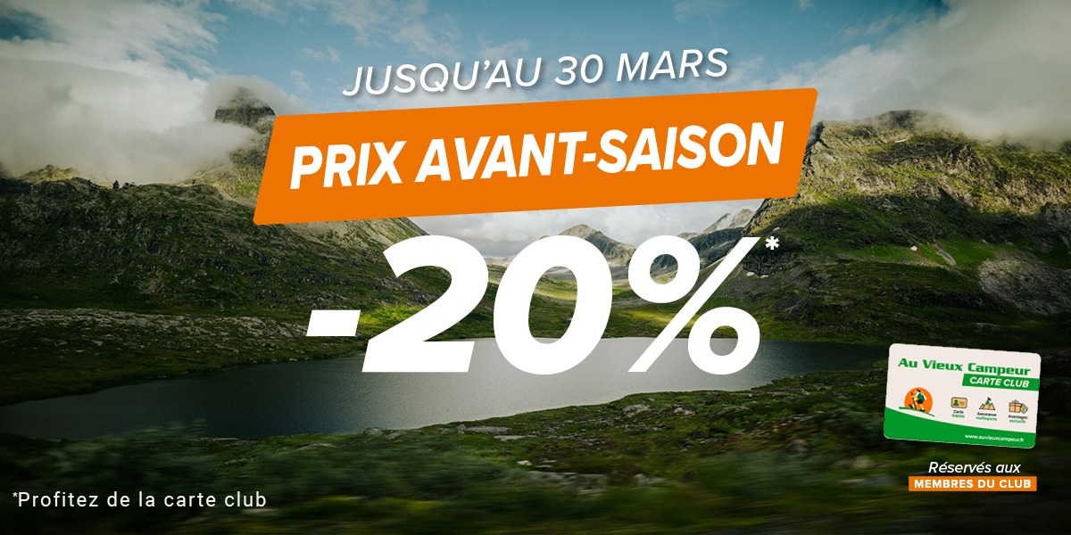 Les prix avant-saison Au Vieux Campeur !